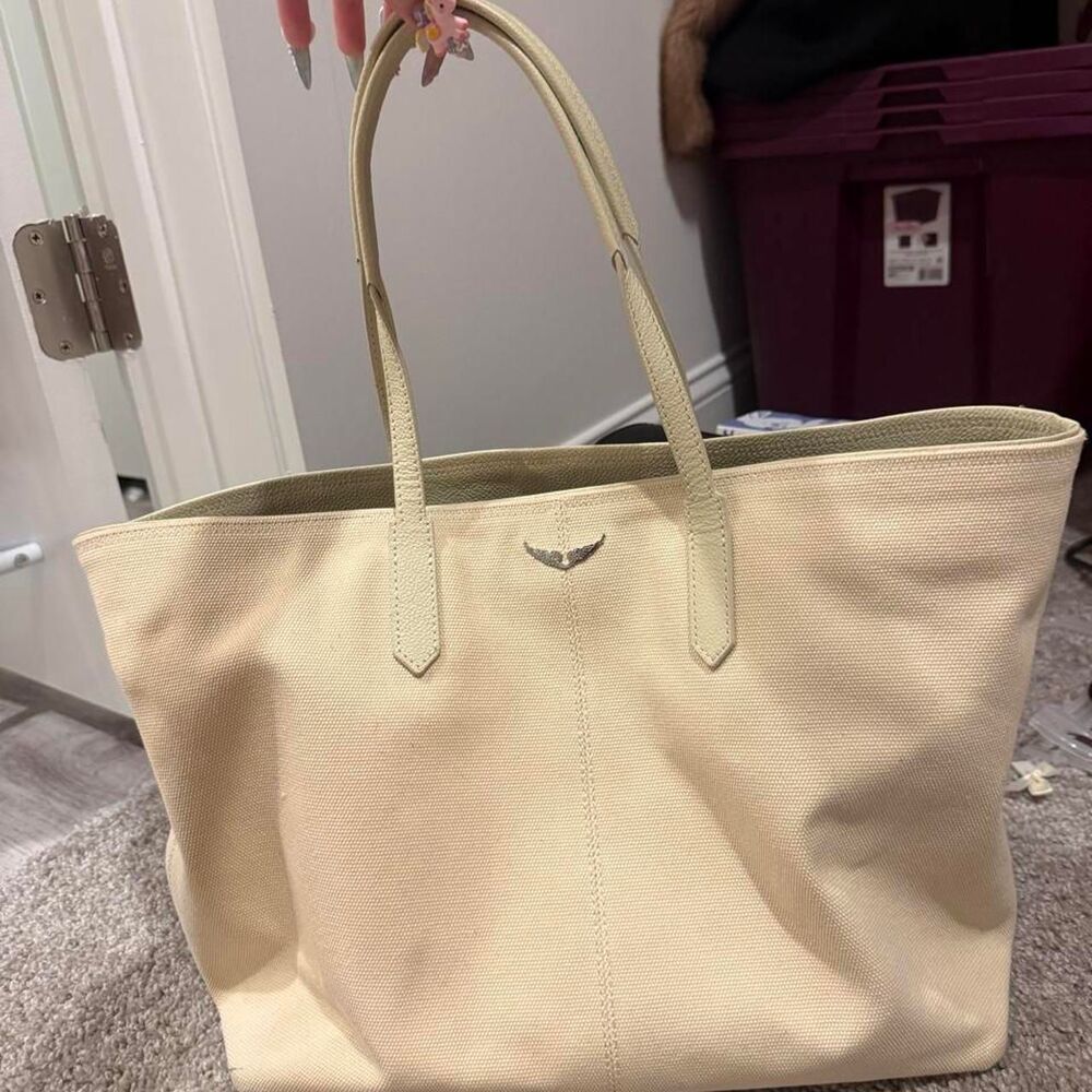 Zadig-voltaire Women's Cream and Tan Bag